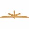Ekena Millwork Davenport Rough Sawn Timber Gable Bracket, Western Red Cedar, 108"W x 40"H x 4"D x 6"F, 9/12 Pitch GBW108X40X0406DAV00RWR - alternate 5
